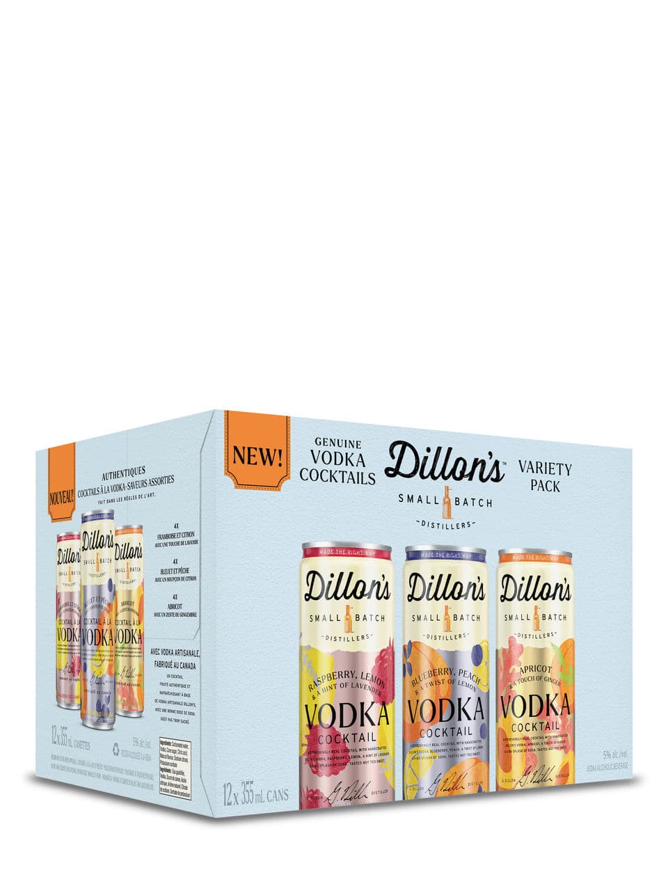 12C DILLON'S VODKA COCKTAILS VARIETY PACK - 43114 - The LB Liquor in Estevan and Weyburn, Saskatchewan